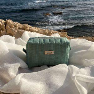Toiletry Box Bag with Green Cells