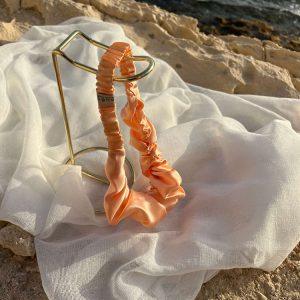 Fluffy Headband Light Orange
