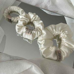 Scrunchies White